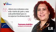 ENTREVISTA | Tamara Adrián: "La diferencia entre mi candidatura y las otras es que en la mía no hay ofrecimientos populistas"