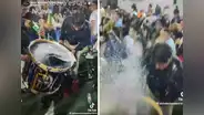Banda de músicos de Cajamarca la rompe con el show de la cerveza: “Pobre instrumento”