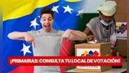 ¿Dónde voto en la Primarias 2023 en Venezuela? LINK consulta de la Comisión Nacional