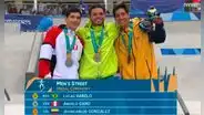 ¡Angelo Caro ganó la medalla de plata en skate y le da su cuarta presea a Perú en Santiago 2023!