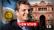 Sergio Massa EN VIVO: candidato oficialista pasa a la segunda vuelta con Javier Milei