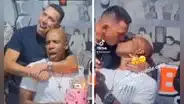 El 'Conejo' Rebosio celebra sus 47 años dándole un beso al 'Cuto' Guadalupe: "Todo fluyó"