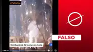Video no muestra bombardeo de Israel en Gaza “con fósforo blanco”