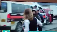 Panamericana Sur: reportera casi es atropellada en vivo cuando criticaba a conductores