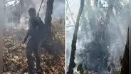Piden apoyo aéreo para controlar incendio forestal que tiene 4 días activo en San Martín