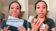 Mexicana revela cuánto dinero gana como mesera en  EE. UU. y sorprende en redes : "Ya no tengo deudas"