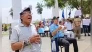 Huelga docente: catedráticos de Universidad Nacional de Trujillo se encadenan en plaza de Armas