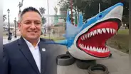 ¿Cuánto costó la figura de tiburón que dividió a los trujillanos? Alcalde Arturo Fernández lo reveló