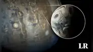 La NASA detecta una impactante cara en Júpiter y la comparte en vísperas de Halloween
