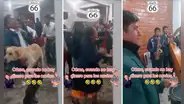 Invitados a boda huancaína sorprenden al llevar sillas y a Firulais en lugar de regalos para el hogar
