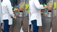 Mujer prepara extractos con singular licuadora y sorprende en las redes sociales: “Energía infinita”