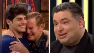 Javier Masías se ablandó y dedico sentidas palabras de despedida a Renato Rossini Jr. en ‘El gran chef: famosos'
