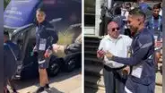 Paolo Guerrero y su noble gesto con el chofer del bus de LDU previo a la final de Sudamericana