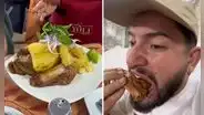 Turistas españoles prueban chicharrón en Cusco y quedan maravillados: "Está tan sabroso"