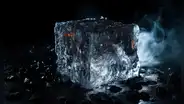 Así es el hielo negro: se derrite a más de 4.200 °C y sería la forma del agua más abundante en el sistema solar