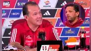 Juan Reynoso y su peculiar llamado de atención a Pedro García en conferencia de prensa