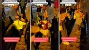 Mujer va a plantón en Miraflores para vender disfraces de mascotas por Halloween: “Negocio es negocio”