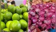 Limón y cebolla continúan bajando: ¿a cuánto se vendió hoy el kilogramo en los mercados de Lima?