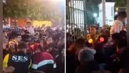 Halloween en el Parque de las Aguas: a empujones y niños perdidos por caos en el ingreso