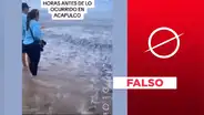 No captaron peces en la orilla de playa en Acapulco “horas antes” de que impactara el huracán Otis