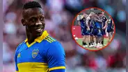 La reacción viral de Luis Advíncula 'boxeando' en los entrenamientos de Boca previo a la final
