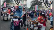 Peruanos en Argentina vendieron anticuchos por las calles de Buenos Aires : “Es lo mejor del mundo”