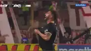 El efusivo gesto de Míguez contra los hinchas de la 'U' en el Monumental tras el gol de Alianza
