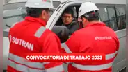 ¿Bachiller o titulado? Sutrán ofrece 46 puestos de trabajo con sueldos desde S/3.000