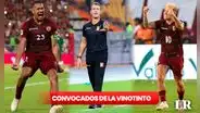 ¡Lista FINAL de convocados! Estos son los jugadores de la VINOTINTO que se enfrentarán a Ecuador y Perú