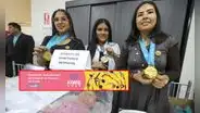 Peruana obtiene medalla en Corea del Sur por crear una cuna para bebés que se controla con el celular