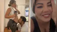Estrella Torres reveló por qué Kevin Salas le besó la pancita: ¿qué dijo?