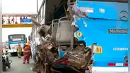 Panamericana Norte: choque de buses dejó 30 heridos en Los Olivos