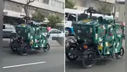 Peruano maneja singular mototaxi en el centro de Lima y usuarios reaccionan: “Tiembla, Chile”