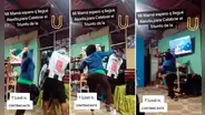 Madre sorprende al celebrar el triunfo de la ‘U’ frente a su hijo hincha de Alianza Lima: “Campeón 2023”
