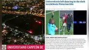 The Guardian sobre apagón en Matute tras victoria de la 'U': "Inmaduro. Les salió el tiro por la culata"