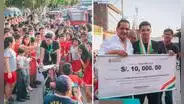 ¡Hijo predilecto! Medallista de oro Hugo Ruiz recibió S/10.000 tras reconocimiento en Piura