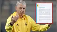 Sporting Cristal anunció la salida de Tiago Nunes pese a que llegó a un acuerdo para su continuidad