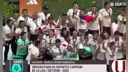 ¡Así celebró la 'U' el título 27! Cremas alzaron el trofeo en el Monumental tras el apagón en Matute