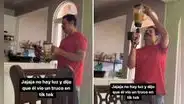 Mexicano realiza singular truco para licuar tras corte de luz: “En TikTok me han enseñado todo lo que sé”