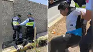 Asaltan en agente bancario en Áncash y la moto se les apagó en plena fuga: serenos los capturaron