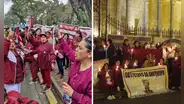 Representantes de la Federación Nacional de Obstetras realizan protestas a nivel nacional