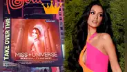 Camila Escribens aparece en el Times Square a horas de su participación en el Miss Universo