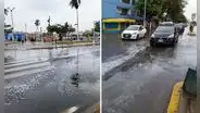 ¡Es un aguacero! Así amaneció Trujillo tras las intensas lluvias en la madrugada