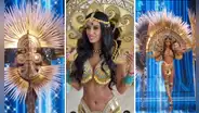 ¡Imponente! Camila Escribens deslumbró con traje inca en preliminar del Miss Universo: revive su pasarela