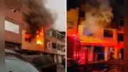 Hombre apuñala a su pareja y luego muere al prenderse fuego en su vivienda de San Juan de Lurigancho