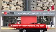 Mi primera chamba: MTC busca bachilleres y titulados para puestos con sueldos entre los S/3.000 y S/5.000