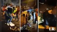 Hinchas de la Vinotinto se hacen virales por limpiar los exteriores del hotel Westin tras 'banderazo'