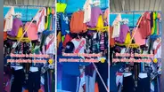 Vendedora saca la camiseta de Perú de su muestrario y coloca la de Venezuela: “¿Perdió la fe?”