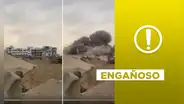 Video de un edificio explotando no muestra a las Fuerzas de Israel derribando el Parlamento de Gaza