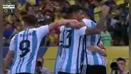 Otamendi hizo historia para Argentina: así fue el gol que le quitó el invicto a Brasil en Eliminatorias
